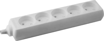 Колодка DEXX для удлинителя, 5 гнезд, макс мощность 3500Вт 55100-5 купить в Нижневартовске