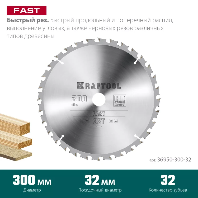 Диск пильный FAST, повышенный ресурс 36950-300-32 купить в Нижневартовске