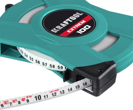 Мерная лента геодезическая со стальным нейлоновым полотном и х4 смоткой 34185-100 купить в Нижневартовске