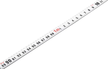 Мерная лента геодезическая со стальным нейлоновым полотном и х4 смоткой 34185-100 купить в Нижневартовске