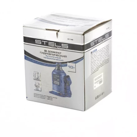Домкрат гидравлический бутылочный телескопический 10 т подъем 180-450 мм Stels 51148 купить в Нижневартовске