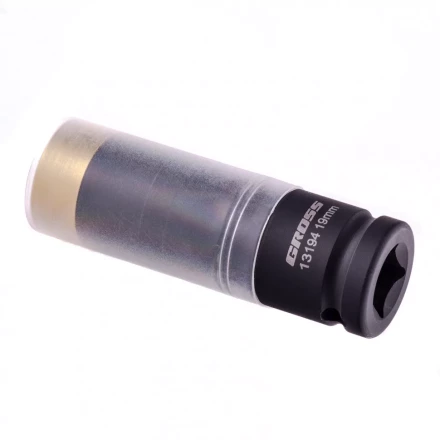 Головка ударная шестигранная для колесных дисков 19 мм 1/2 CrMo Gross 13194 купить в Нижневартовске