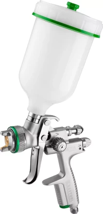 Краскопульт пневматический KRAFTOOL "PRO" Jeta 1000, HVLP, c верхним бачком, 1,3мм 06559-1.3 купить в Нижневартовске