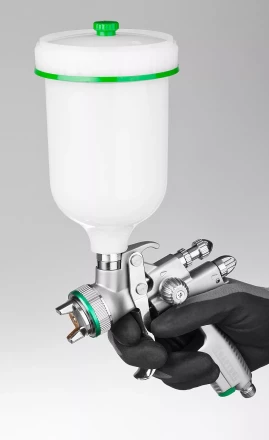 Краскопульт пневматический KRAFTOOL "PRO" Jeta 1000, HVLP, c верхним бачком, 1,3мм 06559-1.3 купить в Нижневартовске