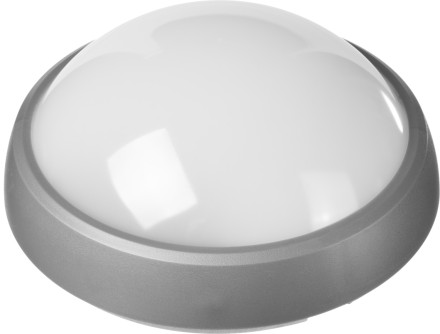 Светильник STAYER &quot;PROFI&quot; PROLight светодиодный, влагозащищенный IP65, пластиковый корпус, PC, влагозащищенный, круг, металлик, 4000К, 12(100Вт) 57362-100-S купить в Нижневартовске