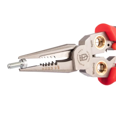 Мультитул-длинногубцы КВТ MT-03т (7 в 1) с функцией снятия изоляции, резки и детектором напряжения (102402) купить в Нижневартовске