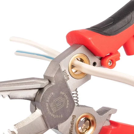 Мультитул-длинногубцы КВТ MT-03т (7 в 1) с функцией снятия изоляции, резки и детектором напряжения (102402) купить в Нижневартовске