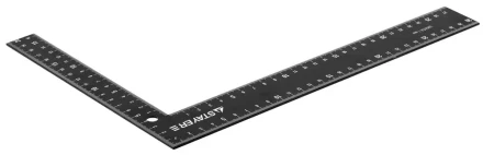 Угольник STAYER столярный стальной цельнометаллический, шкала: шаг 1 мм, крашенная, 300 х 200 мм 3435-30 купить в Нижневартовске