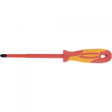 Отвертка диэлектрическая PH0*75мм CrMo до 1000В двухкомпонентная рукоятка Gross 12946 купить в Нижневартовске