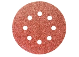 Круг абразивный на ворсовой подложке под "липучку" перфорированный P 40 125 мм 5 шт СИБРТЕХ 738027