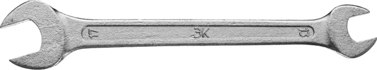 Ключ рожковый гаечный ЗУБР "СТАНДАРТ", оцинкованный, 13х17мм 27115-13-17 купить в Нижневартовске