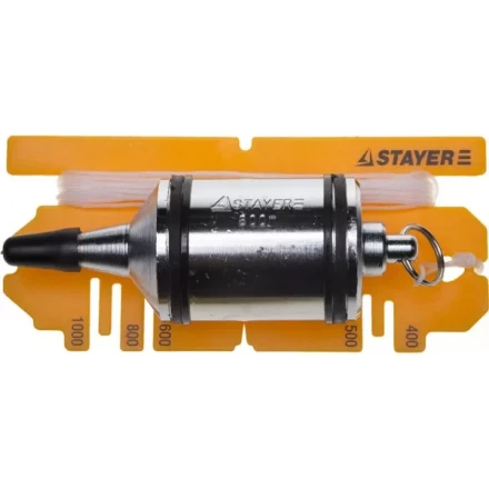 Отвес STAYER "PROFI" строительный со шнуром, с противоударными ободками, 800 г 06352-80 купить в Нижневартовске