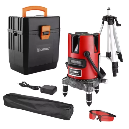 Уровень лазерный DEKO DKLL02RB SET 5, 065-0273 купить в Нижневартовске