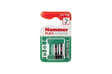 Бита HAMMER PH1 25мм (2шт) купить в Нижневартовске