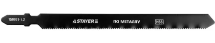 Полотна STAYER "PROFI", T318A, для эл/лобзика, HSS, по металлу (1-3мм), EU-хвост., шаг 1,2мм, 106мм, 2шт 159951-1.2_z01 купить в Нижневартовске