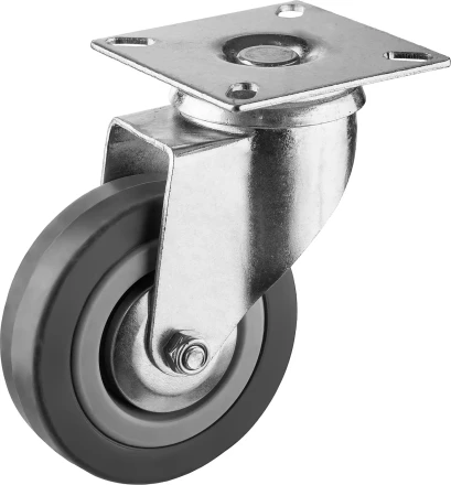 ЗУБР d 75 мм, г/п 50 кг, резина/полипропилен, поворотное колесо (30956-75-S) купить в Нижневартовске