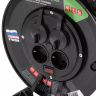 Удлинитель силовой на кабельной катушке, ПВС, 50 м, 4 розетки с крышкой, IP44, 16А, УХз16, Россия Сибртех 96048 купить в Нижневартовске