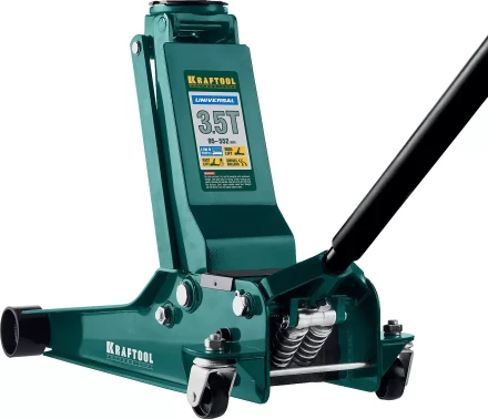 Домкрат гидравлический подкатной "Universal", 3,5т, 95-552 мм, KRAFTOOL 43454-3.5 43454-3.5 купить в Нижневартовске