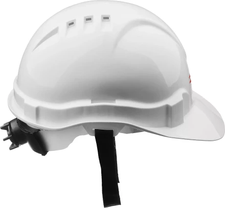 Каска защитная ЗУБР "ЭКСПЕРТ" храповый механизм регулировки размера, белая 11094-2 купить в Нижневартовске