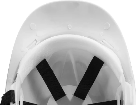 Каска защитная ЗУБР "ЭКСПЕРТ" храповый механизм регулировки размера, белая 11094-2 купить в Нижневартовске