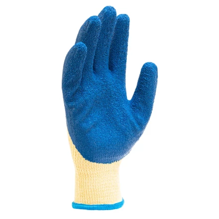 Перчатки трикотажные, полиэфирные, латексное рельефное покрытие, размер 8// Сибртех 677515 купить в Нижневартовске