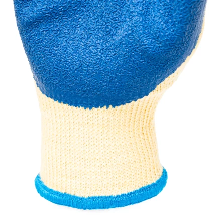 Перчатки трикотажные, полиэфирные, латексное рельефное покрытие, размер 8// Сибртех 677515 купить в Нижневартовске