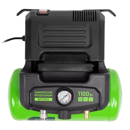 Компрессор воздушный безмаслянный BL 1100/6 1100Вт, ресивер 6 литров, 180 л/мин// Сибртех 58059 купить в Нижневартовске