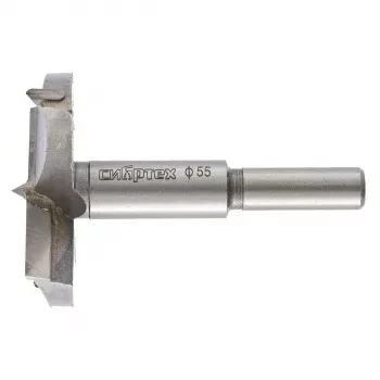 Сверло Форстнера по дереву 55 мм цилиндрический хвостовик СИБРТЕХ 704855 купить в Нижневартовске