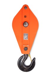 Блок монтажный однорольный с  крюком TOR H K1 10т с откидной щекой (G) 1003569