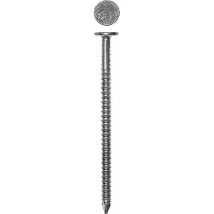 Гвозди ЗУБР ершенные оцинкованные с плоской головкой по дереву, 4,2х90мм, ТФ6, 10шт 4-305206-42-090 купить в Нижневартовске