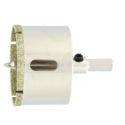 Сверло по керамической плитке и стеклу Сибртех, 45 х 55 мм, шестигранный хвостовик, с центрующим сверлом, 72721 купить в Нижневартовске