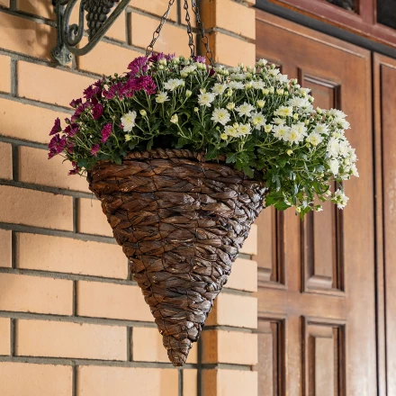 Кашпо подвесное Palisad Гиацинт, конус D 30 см, 69061 купить в Нижневартовске