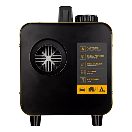 Дизельная тепловая портативная пушка Denzel Flame-5 96495, 5кВт, 300м3/ч, непр.наг., циф. терм. купить в Нижневартовске