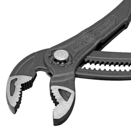 Клещи переставные Denzel 17907, кнопочный механизм, обливные рукоятки, 300 мм купить в Нижневартовске