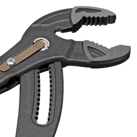 Клещи переставные Denzel 17907, кнопочный механизм, обливные рукоятки, 300 мм купить в Нижневартовске