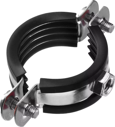 Хомут трубный с гайкой, оцинкованный, 1 1/4", 8шт, ЗУБР Мастер 37850-40-45 37850-40-45 купить в Нижневартовске