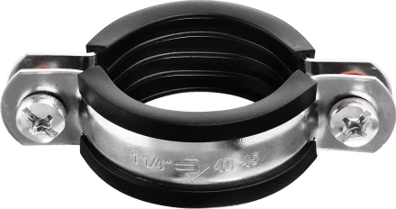 Хомут трубный с гайкой, оцинкованный, 1 1/4", 8шт, ЗУБР Мастер 37850-40-45 37850-40-45 купить в Нижневартовске