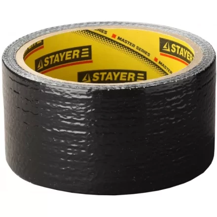 Армированная лента, STAYER Professional 12086-50-10, универсальная, влагостойкая, 48мм х 10м, черная 12086-50-10 купить в Нижневартовске