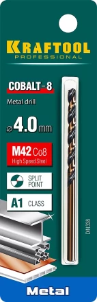 Сверла по металлу HSS-Co Оберон 29656-4 купить в Нижневартовске