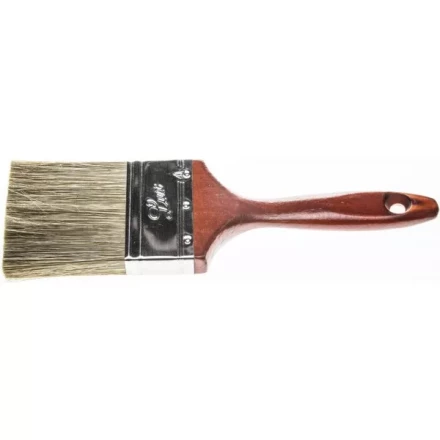 Кисть плоская STAYER "LASUR - LUX", деревянная ручка, смешанная щетина, 75мм 01051-075 купить в Нижневартовске