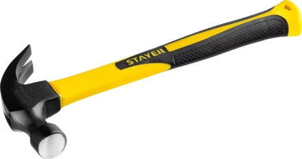 Молоток-гвоздодер "Fiberglass" с фиберглассовой рукояткой, 450 г, STAYER Professional 2026-450_z01 купить в Нижневартовске