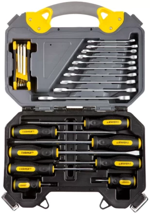Набор инструментов STAYER "PROFI" универсальный, высококачественная CRV сталь, хромированное покрытие, 26 предметов 27710-H26 купить в Нижневартовске