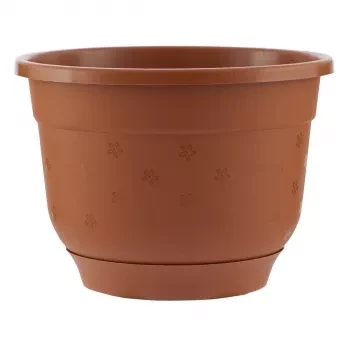 Горшок Флокс с поддоном терракотовый 1,5 л PALISAD 69221 купить в Нижневартовске
