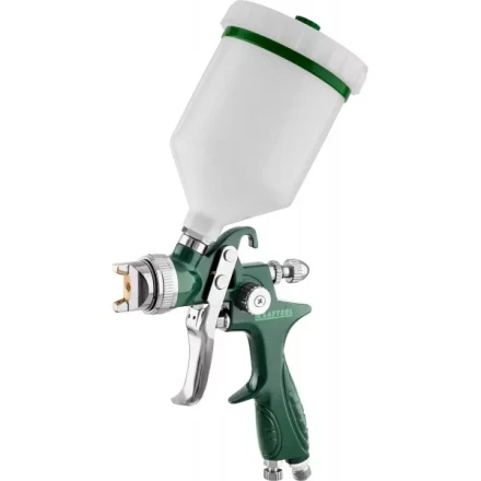 Краскопульт пневматический KRAFTOOL AirKraft, HVLP, c верхним бачком, 1,4мм 06522-1.4 купить в Нижневартовске