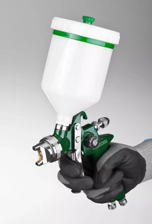 Краскопульт пневматический KRAFTOOL AirKraft, HVLP, c верхним бачком, 1,4мм 06522-1.4 купить в Нижневартовске