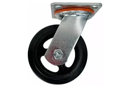 Аппаратное поворотное колесо большегрузное HITCH 100*50 резина черная SCd42 (SZ084994) купить в Нижневартовске