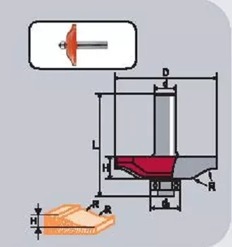 Фреза панельная с подшипником Кратон (1 09 06 002) 1 09 06 002 купить в Нижневартовске