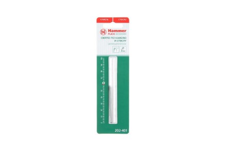 Сверло по плитке HAMMER Ф3х60мм (DR GL 3,0мм*60мм) купить в Нижневартовске