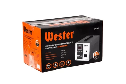 Стабилизатор напряжения WESTER STW2000NP купить в Нижневартовске