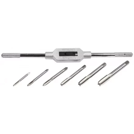 Набор ЗУБР "МАСТЕР" с металлореж. инструментом, метчики однопроходные М4-М12, метчикодержатель - на карточке, 7предметов 28126-H7 купить в Нижневартовске